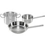 Fissler Original Profi Collection Set de 3 piezas (Olla 20cm, Cazo 16cm, Sartén 24cm)