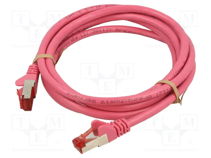 GOOBAY Patch Cord Cat 6 S/FTP 2m Rosa