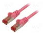 GOOBAY Patch Cord Cat 6 S/FTP 2m Rosa