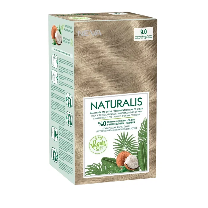 Neva Naturalis Tinte permanente para el cabello 9.0, 150 ml Neva Naturalis Tinte permanente para el cabello 9.0, 150 ml