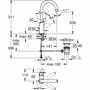 Grohe Mezclador Monomando de Lavabo Swift Cromo Caño Alto Talla L
