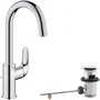 Grohe 24330001 Mezclador Monomando de Lavabo Cromo Caño Alto Ahorro de Agua Talla L