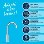Grohe 24330001 Mezclador Monomando de Lavabo Cromo Caño Alto Ahorro de Agua Talla L