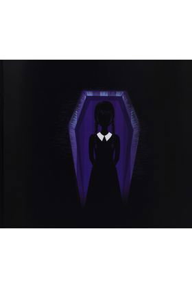 SD TOYS Cuaderno A5 Dark Side Wednesday con luz
