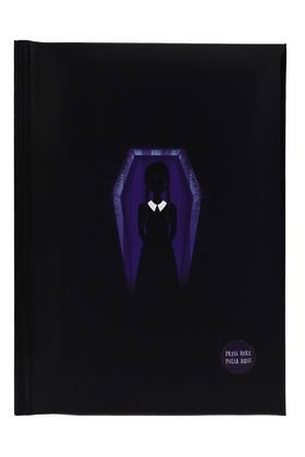 SD TOYS Cuaderno A5 Dark Side Wednesday con luz
