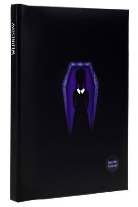 SD TOYS Cuaderno A5 Dark Side Wednesday con luz