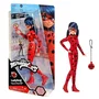 Bandai Muñeca Miraculous Ladybug 26 cm - Ladybug con teléfono - Nuevo disfraz efecto vinilo - P50028
