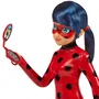 Bandai Muñeca Miraculous Ladybug 26 cm - Ladybug con teléfono - Nuevo disfraz efecto vinilo - P50028