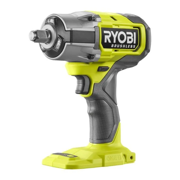 Ryobi AAAOB38126 Llave de Impacto Sin Escobillas 18V 200/350/700 Nm Aflojamiento 900 Nm Cuadradillo 1/2"