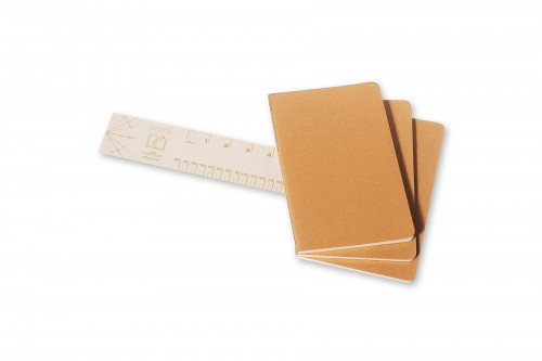 Moleskine Set de 3 Libretas Cahier Large Rayado Marrón Kraft Moleskine Set de 3 Libretas Cahier Large Rayado Marrón Kraft