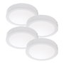 Pack 4 Plafones LED de Superficie 20W 2000Lm 6000K Blanco Frío