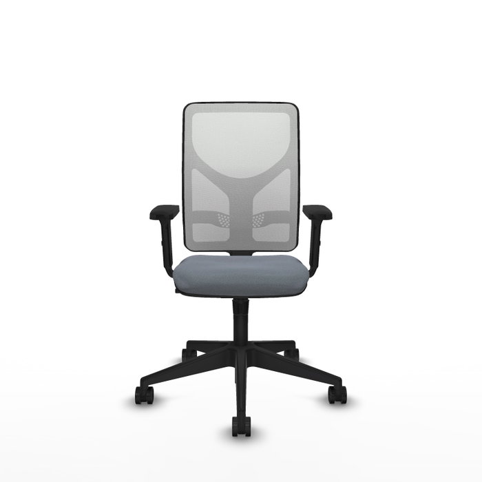 PIQUERAS Y CRESPO Silla de oficina Motilla con mecanismo Sincro, Gris y Blanco PIQUERAS Y CRESPO Silla de oficina Motilla con mecanismo Sincro, Gris y Blanco