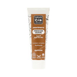 NATURABIO COSMETICS Dentífrico Frescor Suave Aloe-Coco 75ml Bio Certificado ECOCERT