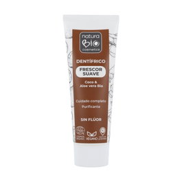 NaturaBIO Cosmetics Dentífrico Frescor Suave Aloe Vera y Coco 75ml
