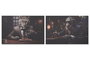 DKD Home Decor Cuadro Lienzo 120x80 Fotoimpreso Pack de 2