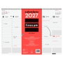 FINOCAM Vade Calendario de Sobremesa Espiral 2027 420x310mm Neutro