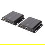 Digitus Extender Set HDMI 4K por IP Cat5/5e/6/7 Negro, Extensor de Señal AV hasta 120m Cableado, Transmisor y Receptor para Alta Definición