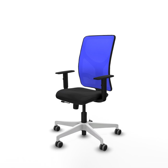PIQUERAS Y CRESPO Silla de oficina Motilla con mecanismo Sincro/Traslack, Negro y Azul PIQUERAS Y CRESPO Silla de oficina Motilla con mecanismo Sincro/Traslack, Negro y Azul