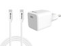 SANDBERG Kit de Cargador USB-C 20W con Cable USB-C a USB-C 1M