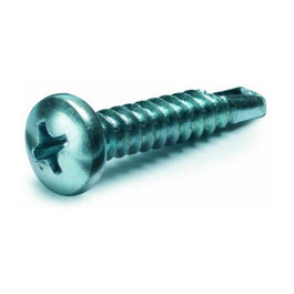 Cimco. Werkzeuge Tornillo de metal galvanizado con rosca completa y cabeza domo
