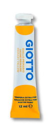 Tempera Giotto 12 Ml (Tubo) Amarillo Base (Set de 6)