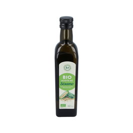 SOLNATURAL Aceite De Sesamo 100% Bio, 500 ml, 1 Presión, Rico en Zinc y Minerales