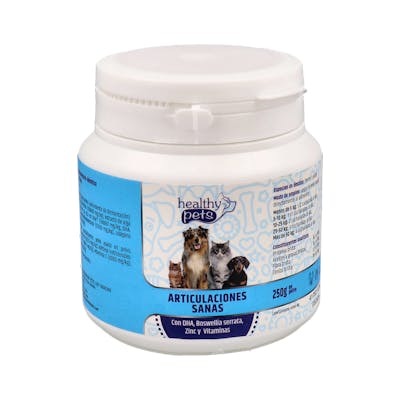 HEALTHY PETS VET Artrocomplex Suplemento Articular para Perros y Gatos 250 g con Glucosamina y Condroitina HEALTHY PETS VET Artrocomplex Suplemento Articular para Perros y Gatos 250 g con Glucosamina y Condroitina