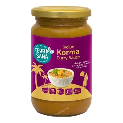 TERRASANA Salsa Curry Korma BIO 350 g TERRASANA Salsa Curry Korma BIO 350 g