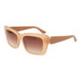 Guess GU7890 57F Gafas de Sol Rectangulares Beige y Marrón