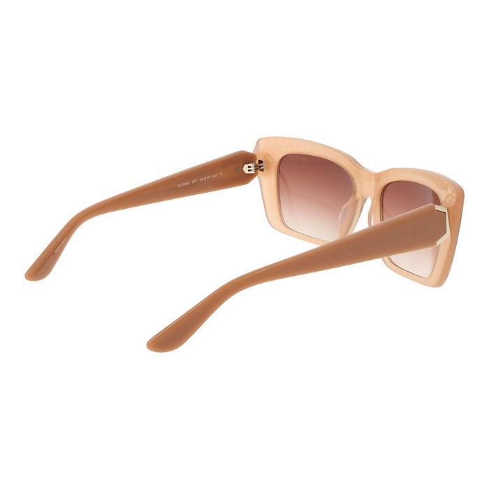 Guess GU7890 57F Gafas de Sol Rectangulares Beige y Marrón