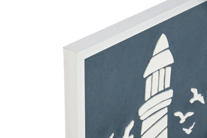 DKD Home Decor Cuadro Papel Maché PS Faro Surtido 40x60 cm DKD Home Decor Cuadro Papel Maché PS Faro Surtido 40x60 cm