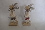 DKD Home Decor Figura Navidad Reno Alpina Blanco Rojo Marrón MDF Poliéster 4 x 20.5 x 8 cm (12 Unidades)