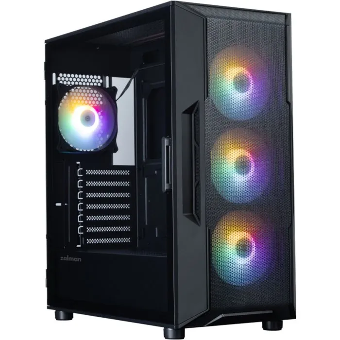 Zalman I3NEOV2FRGBBK Caja de PC Semitorre ATX sin fuente de alimentación - Negro Zalman I3NEOV2FRGBBK Caja de PC Semitorre ATX sin fuente de alimentación - Negro