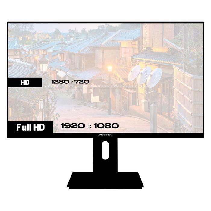 JAPANNEXT JN-IPS2382FHDR-HSP Monitor IPS 24" Full HD (1920x1080) HDR 75Hz AMD FreeSync con Altavoces, VESA y Ajuste de Altura