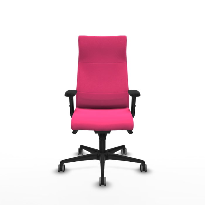 PIQUERAS Y CRESPO Sillón Albacete Rosa con Mecanismo Sincro y Brazos 2D PIQUERAS Y CRESPO Sillón Albacete Rosa con Mecanismo Sincro y Brazos 2D