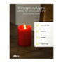 Goobay Velas LED Rojas de 10 cm