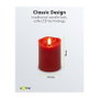 Goobay Velas LED Rojas de 10 cm