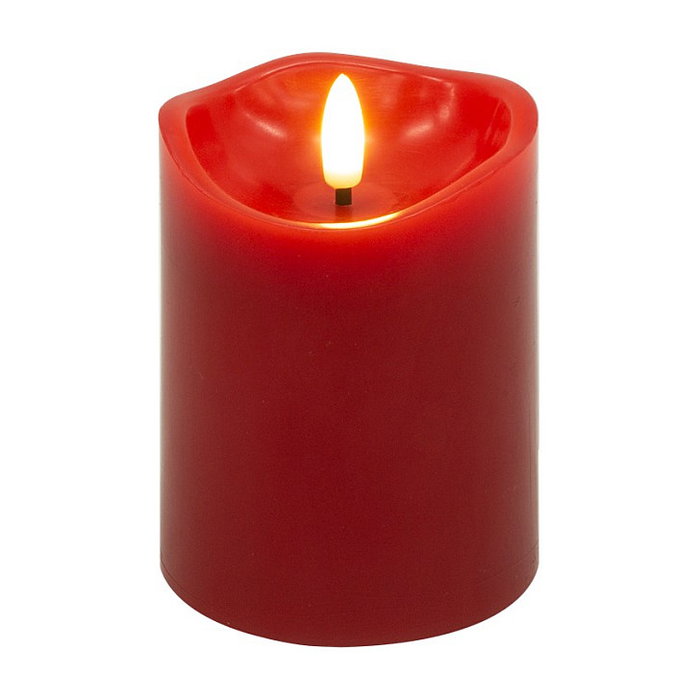 Goobay Velas LED Rojas de 10 cm
