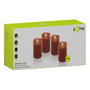 Goobay Velas LED Rojas de 10 cm