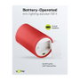 Goobay Velas LED Rojas de 10 cm