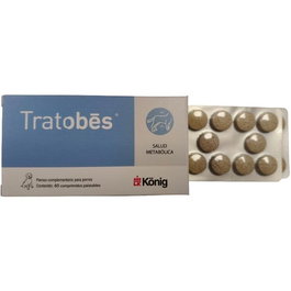 Konig TRATOBES 60 cápsulas Complemento Dieta Control Peso Ácido Linoleico Conjugado