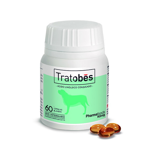 König Tratobes 60 cápsulas para control de peso en perros
