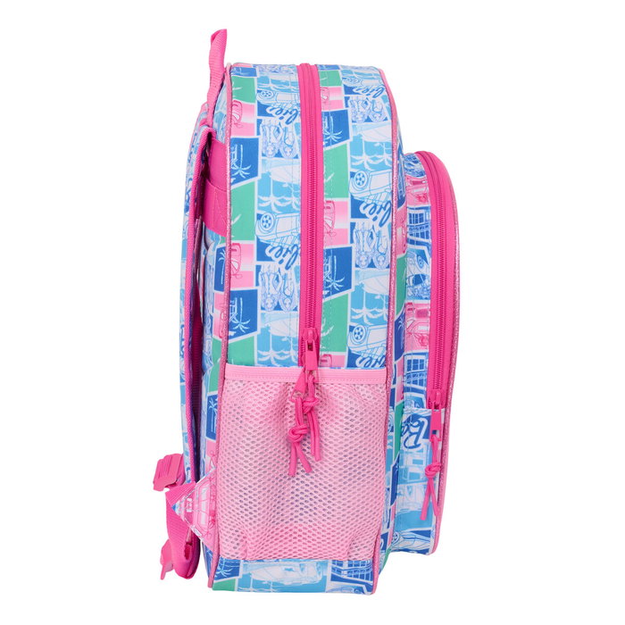 Mochila Escolar Barbie Multicolor 32 x 38 x 12 cm