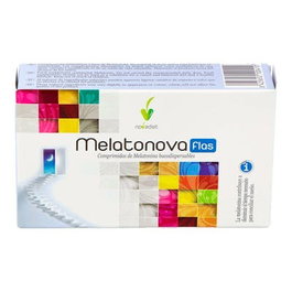 NOVADIET Melatonova Flash 30 Comprimidos - Contribuye a conciliar el sueño