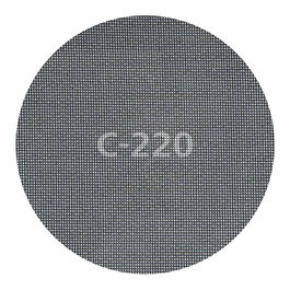 Wolfcraft Disco de Lija Autoadherente de Rejilla de Carburo ø225 mm, Grano 220, para Placa de Yeso y Madera, 5 Unidades