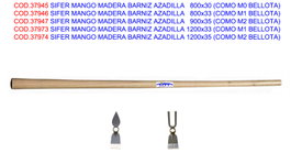 SIFER Mango de Madera Barnizada para Azadilla 800x30 (Como M0 Bellota)