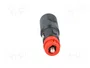 PRO CAR Enchufe de mechero de coche con borna de tornillo 8A negro