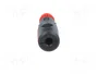 PRO CAR Enchufe de mechero de coche con borna de tornillo 8A negro