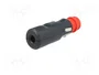 PRO CAR Enchufe de mechero de coche con borna de tornillo 8A negro