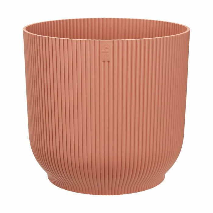 Elho Macetero Redondo Vibes Fold con Ruedas 35, Rosa